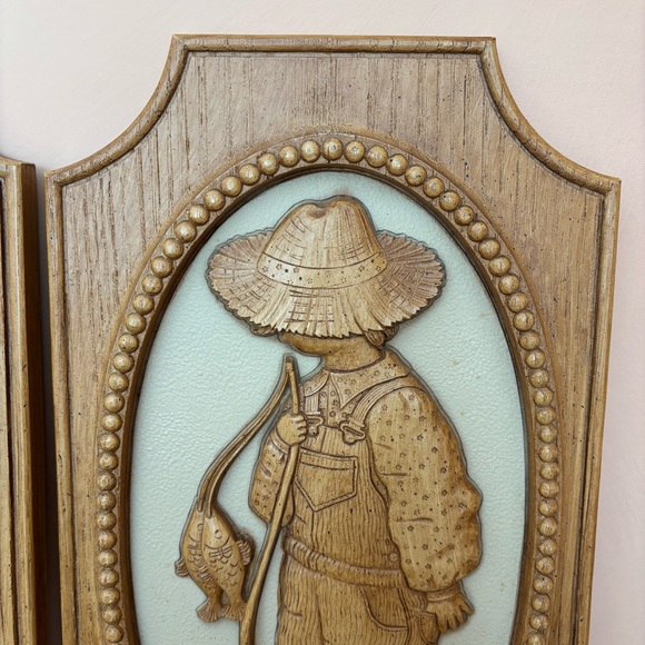 1972-1976 Holly Hobbie & Robby Hobbie Plaques - Picture 4 of 9